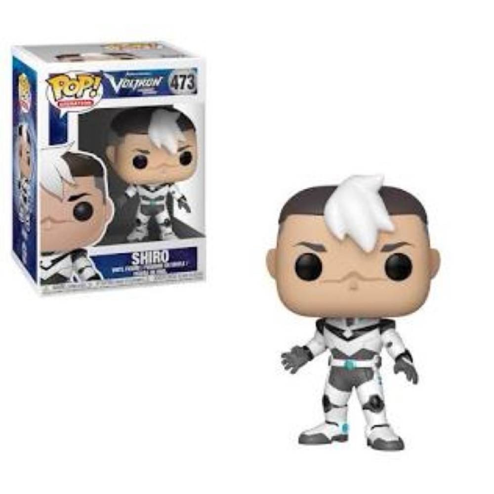 Funko Pop! Voltron Shiro Figure - Black, White, Blue